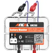 ANCEL BM200 Bluetooth Battery Monitor 12V LowVolt Alarm for Lead Acid Lithium