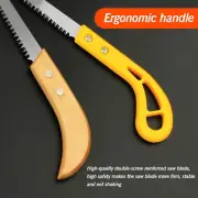 Portable Hand Saw x2 for Camping & Pruning, Lightweight Tree Limb Tool