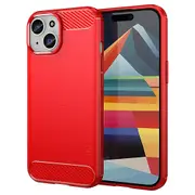 MOFI JK TPU Series-1 for iPhone iPhone 15 Plus TPU Phone Case Carbon Fiber Brushed Phone Cover