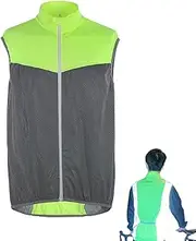 Shenrongtong Safety Vests Reflective | Outdoor Reflective Vest | Safety Running Vest with Reflective Strips, High Visibility for Running, Biking, Walking