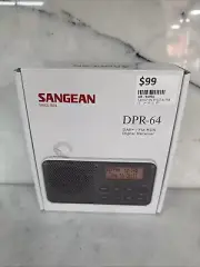 Sangean DPR-64 Portable Digital Radio (Grey/White) New In Box