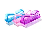 Handle Grip Nail Brush, Fingernail Scrub Cleaning Brushes For Toes And Nails Cleaner, Pedicure Brushes For Men And Women 3 Pack