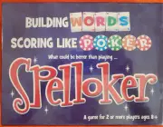 Spelloker Board Game Building Words Scoring Like Poker BRAND NEW