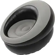 Inflatable Couch, Inflatable Lounge Chair, Foldable Flocking Air Sofa Inflatable Chair, Outdoor Lazy Sofa Couch Beanless Bag Chair, Portable Couch for Hiking, Camping & Picnic (Grey)