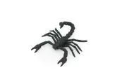 Scorpion Black Rubber Toy Animal Realistic Model Replica Kids Gift 2.5" F1665B74