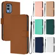 Candy Color Wallet PU Leather Phone Case for Nokia XR20 X20 C30 X30 G21 G11 G10