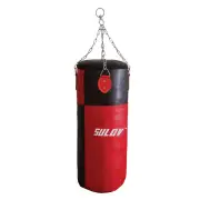[EU DIRECT] LIFEFIT Punch Sandbag 60*30cm Boxing Heavy Punch Bag With Metal Chain Hook Carabiner Fitness Training Hook K