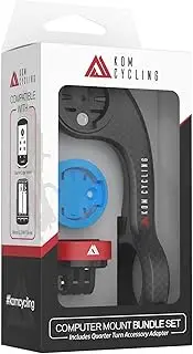 KOM Cycling CM06 Quick Release GoPro Computer Mount for Wahoo and Garmin Bike Computers (Bike Mount Compatible with Edge 1050, Wahoo Ace and Others) 1050 Bike Mount Compatible with GoPro Accessories