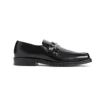 [Martine Rose] Martine Rose-Black Square Toe Leather Loafers-Uomo 44 IT