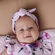 Snuggle Hunny Floral Kiss Organic Topknot