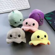 Flip Octopus Doll Pendant Plush Toy New Flip Octopus Keychain Doll