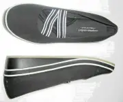 canvas ladies shoes Soft padding Increases height by an inch Size: 6 1/2 (US)