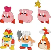 nanoblock - Kirby - Kirby Assortment 2 (Blind Box Complete Set), Nanoblock mininano Series Building Kit, NAN22415
