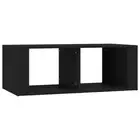 Coffee Table Engineered Wood Modern Table with Shelf Multi Colours vidaXL