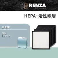 在飛比找momo購物網優惠-【RENZA】適用3M FA-M12 淨呼吸 超舒淨空氣清淨