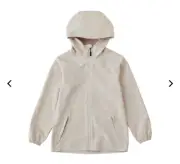 Kids Durable Water Repellent Muddy Junior Shell Jacket Grey FieldCore Workman