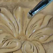 Steel Craft Japan - #P233 XSm Smooth Pear Shader Stamp (Leather Stamping Tool)