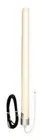 8DBI 4G ROD ANTENNA N +SMA, ANTENNA MOUNTING SMA CONNECTOR, ANT FOR RF SOLUTIONS