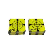 New 100pcs 20x20MM Fluorescent Green Reflector Sheet Reflective Tape Target