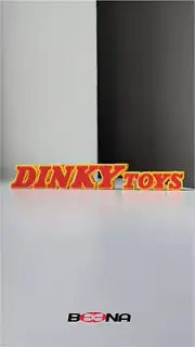 DINKY TOYS self standing logo display