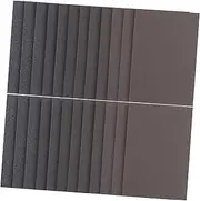 WHAMVOX -in-one Wet Sanding Kit 24pcs Sandpaper Sheets Set Back Velvet Sandpaper Versatile Grits 180-3000 for Wood Metal Plastic Projects