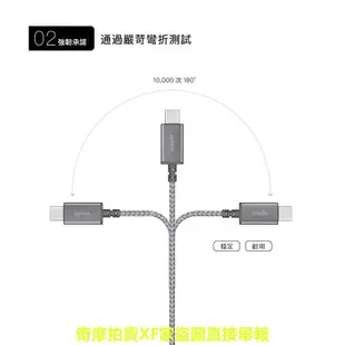 Moshi Integra USB-A to USB-C 充電傳輸編織線（1.5 m）