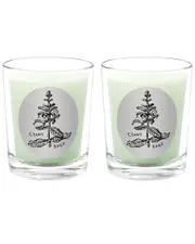 Qualitas Candles Clary Sage Two Scented Beeswax Candle Set