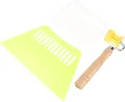 SHINEOFI 1 Set Wallpaper Tool Kit Seam Roller Smoothing Scraper for Easy Installation Compact Design for Wallpaper Vinyl Wrap Projects