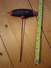 Wiha Tools Comfort Grip Duel Driver T-handle Metric 2.0mm X 150mm Hex