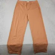 Brixton Pants Mens 28x27 Brown Straight Fit Chinos Cotton Stretch Skate Casual