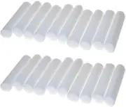 Wild Essentials 24 Pack Fiber Wick Essential Oil Inhaler Refills, 4 cm (1 5/8 inch) Blank Nasal Sticks for On The Go Aromatherapy Compact, Portable, Highly Absorbent, Degradation Resistant