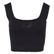 [We11done] Black Womens Knit Bra Top
