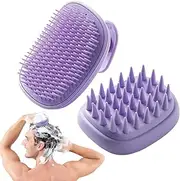 Hair Washing Brush | Silicone Shampoo Brush Shower Hair Scalp Scrub | Gentle Scalp Scrub Hair Brush, Comfortable Scalp Cleaning Comb for Lovers, Families, Friends