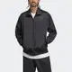 Adidas Mono Tracktop HZ4155 男 運動外套 立領 休閒 高領 復古 滿版 亞洲版 黑