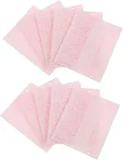 Didiseaon 10Pcs Disposable Makeup Remover Pads Soft Cosmetic Wipes for Gentle Cleansing Travel Friendly Face Pads for Daily Use Pearl Pattern Design
