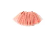 Soft Tulle Tutu Skirt with Wide Elastic Waist Band - Dusty Pink