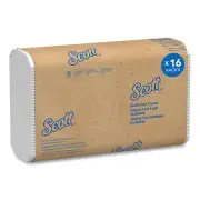 Scott Multi-Fold Towels, Absorbency Pockets, 9 1/5 x 9 2/5, 250/Pack, 16 Packs/C