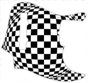 J BASS 5 STRING Graphic Pickguard to fit Fender Bass Guitar Checker 2