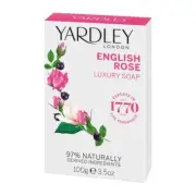 Yardley London English Rose Luxury Soap 100g Moisturising Shea Butter