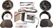 J&M Rokker 200W Amplifier & Speaker Kit 2-Channel Harley Davidson Road Glide