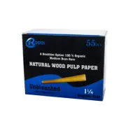 55 Cones 1 1/4 Pre Rolled Smoking Paper Roddi Cone Pack Natural Paper
