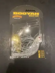 Booyah Covert 12NGW728 1/2oz #4 Willow Leaf White Silver Pearl HD