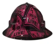Cool Hard Hats Unisex LOOK UP & LIVE PINK Pro Choice Wide Hard Hat