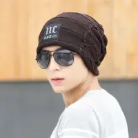 在飛比找momo購物網優惠-【Acorn 橡果】韓系保暖防風針織帽套頭包頭帽情侶帽毛帽1