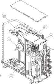 FUJITSU K9900888008 aka 9900888008 HEATER UNIT DW