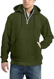 [Generic] Hoodie Hoodie Quarter Zip Hoodie Hooded Plain Sports & Outdoor Daily Holiday Streetwear Glitter Foam Star