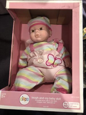 Circo laugh and cry baby doll 4 pc set ages 2+