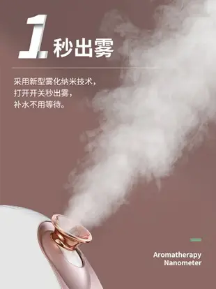 MKS/美克斯蒸臉儀冷熱雙噴納米噴霧補水儀美容臉部加濕蒸臉器家用