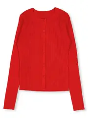 Girls Button Front Cardigan