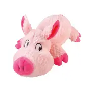 Yours Droolly Cuddlies Pig Dog Toy Pink